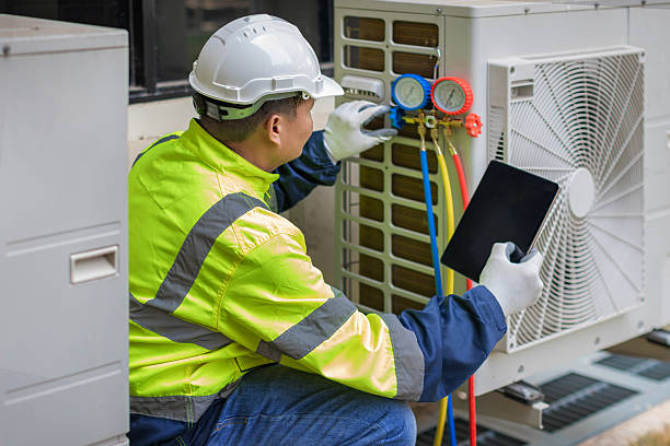 Professional Air Conditioning Repair technician working in Sadsburyville, PA
